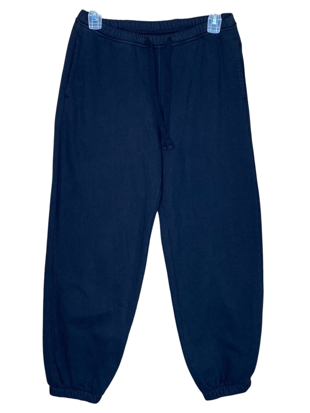 Hollister Black High Rise Lounge Pants Sweatpants Elastic Waist and Cuffs SZ XS
